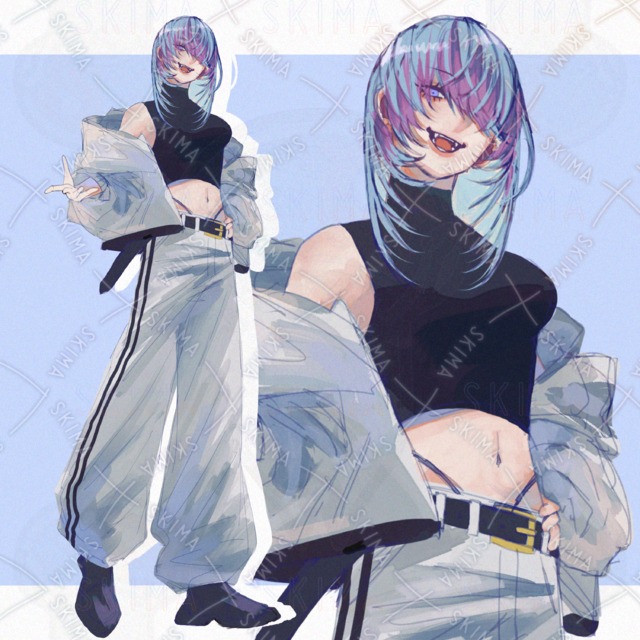 【全身立ち絵】女性キャラ