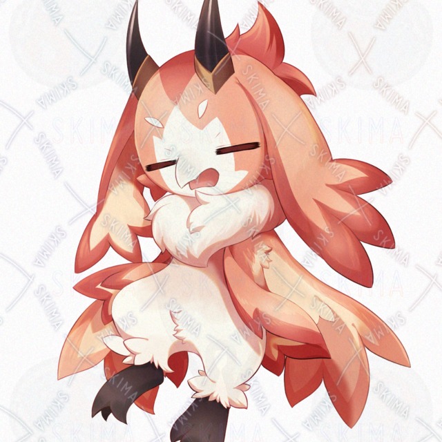 Image 7 of Mascot style: 228] Bird and horn motif