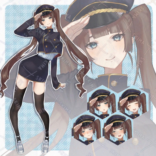 【お値下げ中】軍服の女の子