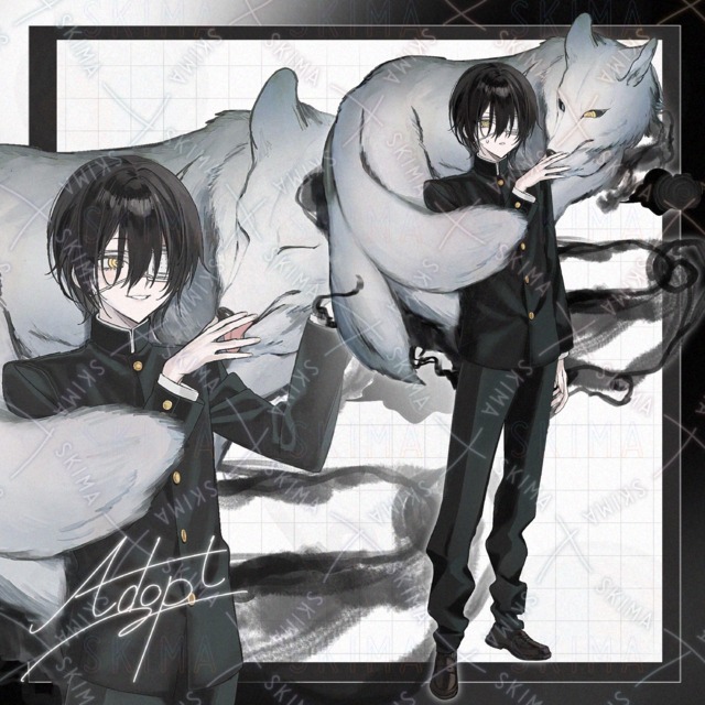 【狼の怪異と眼帯少年】