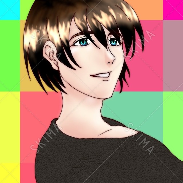 SNSアイコンや配信用アイコンなどにどうぞ！