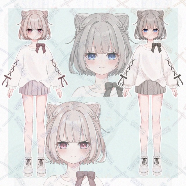 猫耳ヘアの女の子