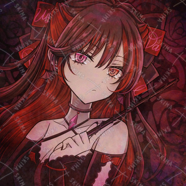 女の子アイコン【色差分3種】