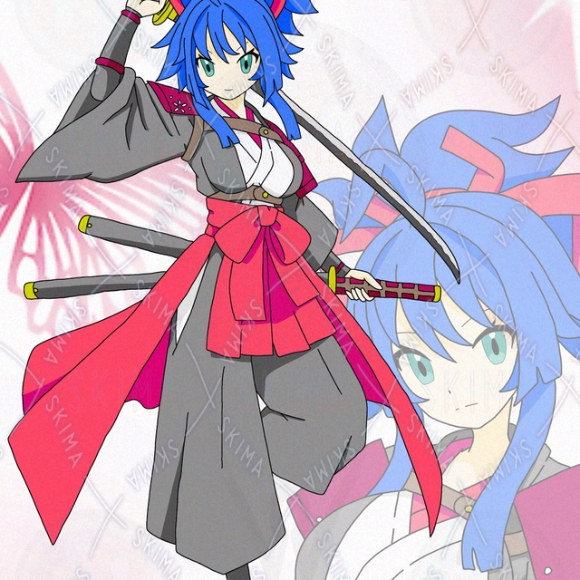 サムライ、女の子