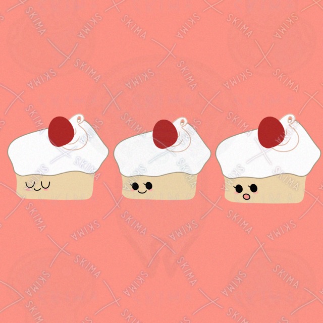 ケーキのアイコンイラスト【3種】