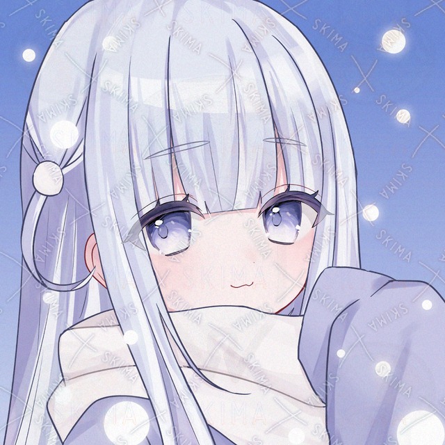 女の子アイコンイラスト