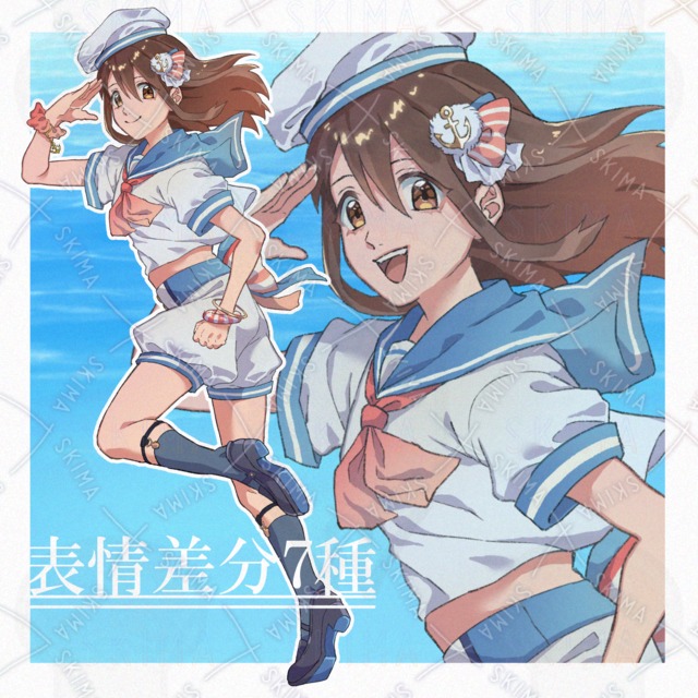 【大幅値下げ】マリンセーラーの少女