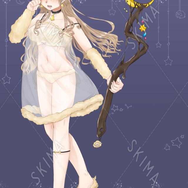 羊モチーフの魔法使い　立ち絵