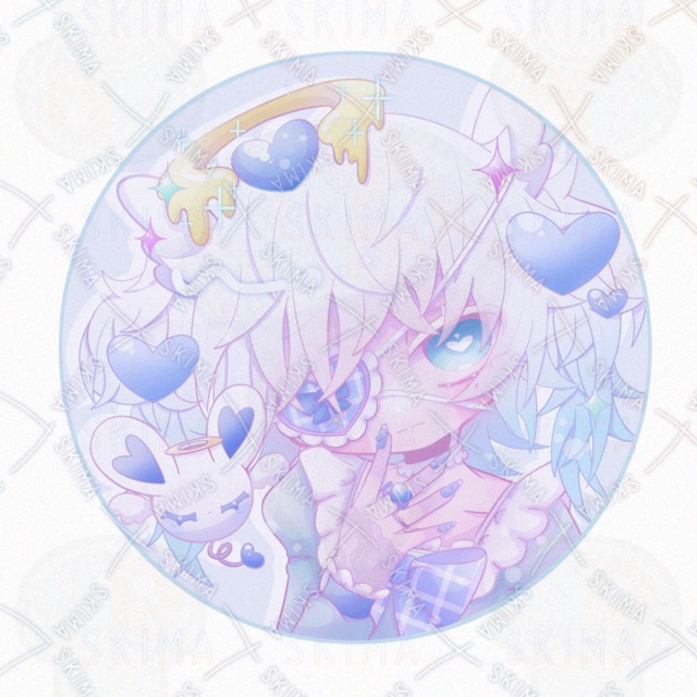 Image 2 of 8 kinds of color difference] Angel with a heart