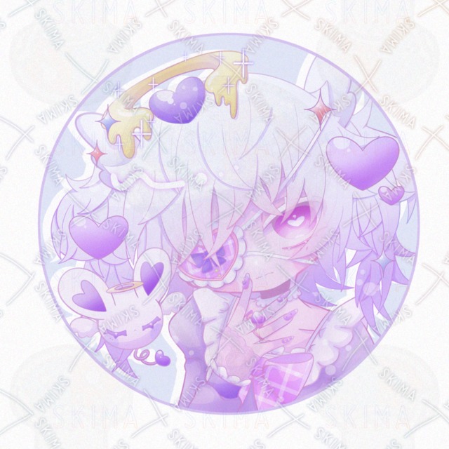 Image 3 of 8 kinds of color difference] Angel with a heart