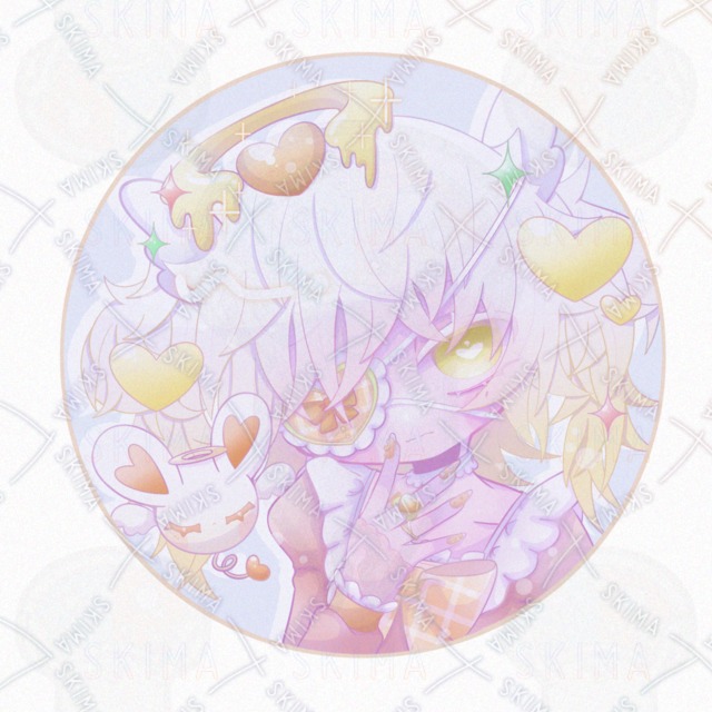 Image 4 of 8 kinds of color difference] Angel with a heart