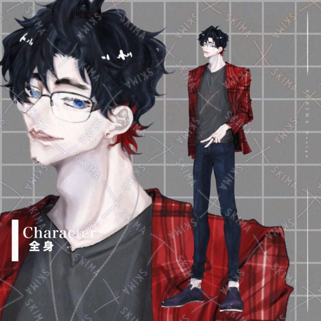 全身立ち絵【男性】