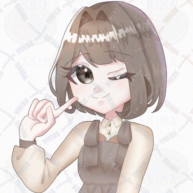 【アイコン】秋服女の子アイコン