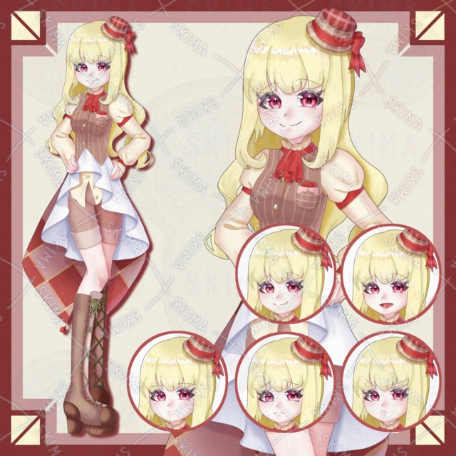 【立ち絵/表情5種】おしゃれさん