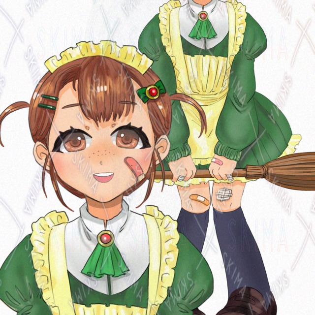 ドジっ娘メイド見習い