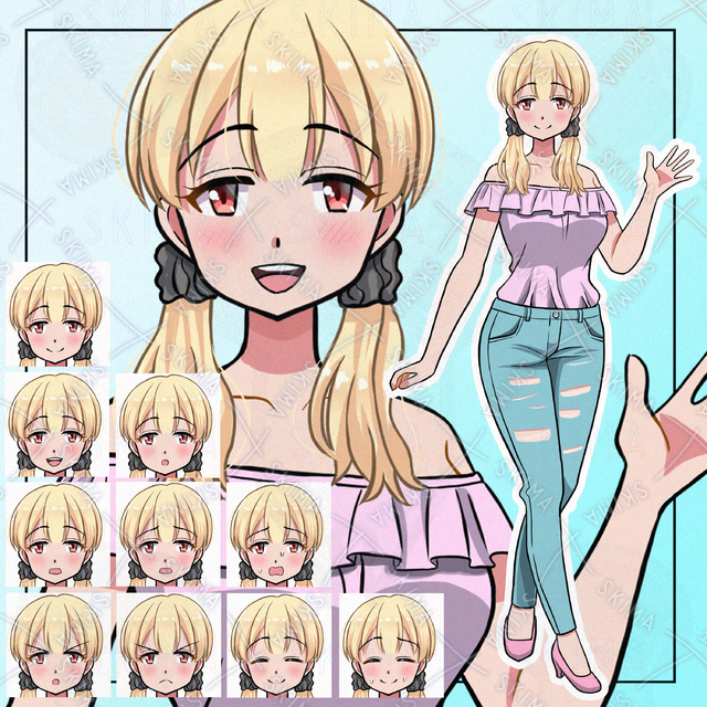 金髪ツインテールの女の子