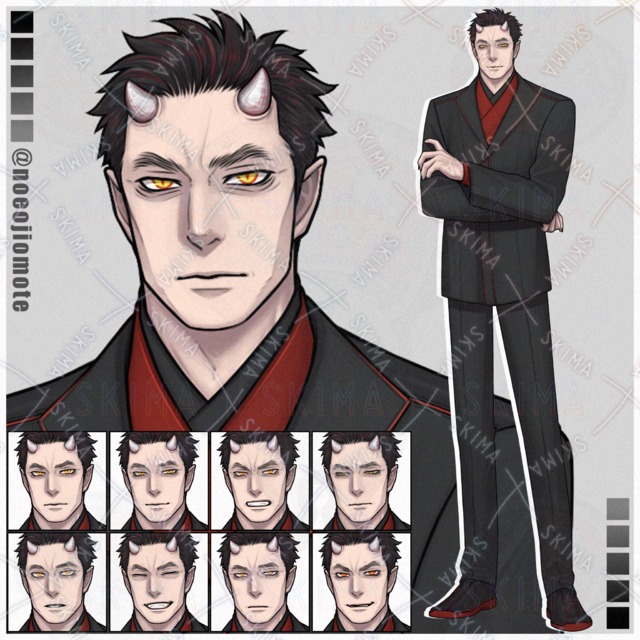 角おじさん【表情8種】