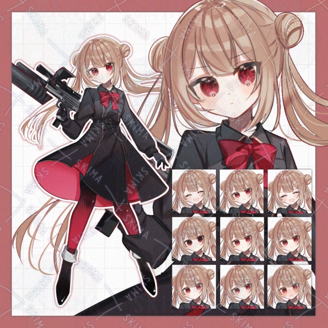 adopt｜少女【表情10種】