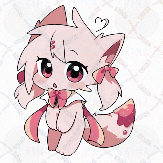 Image 4 of Ribbon Chemo-Chan [7 facial expressions].