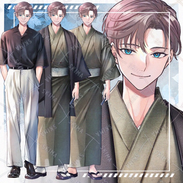 【adopt】私服／和服の男性