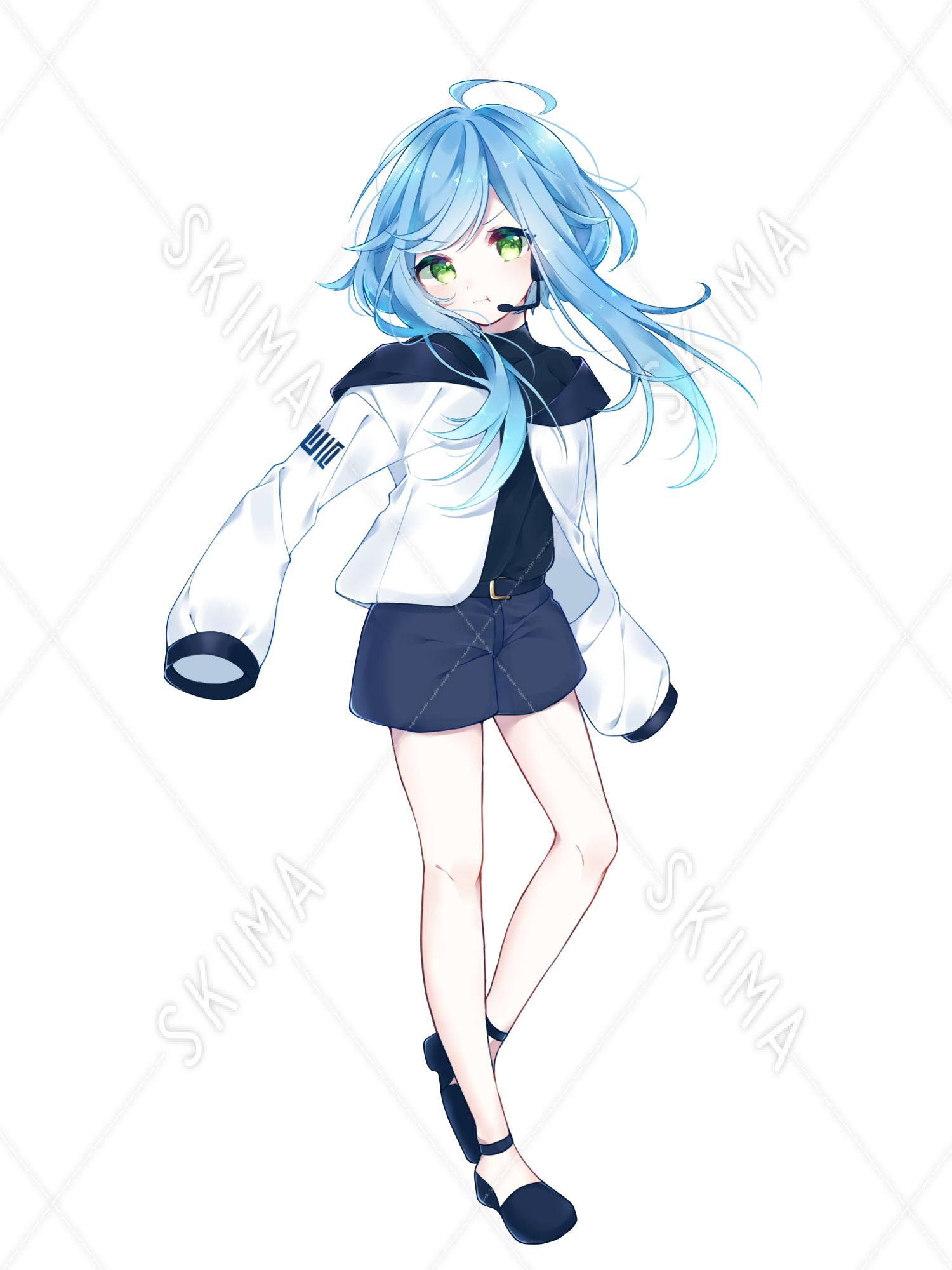 表情差分7種 ゲーム実況者風女の子 スキマ スキルのオーダーメイドマーケット Skima