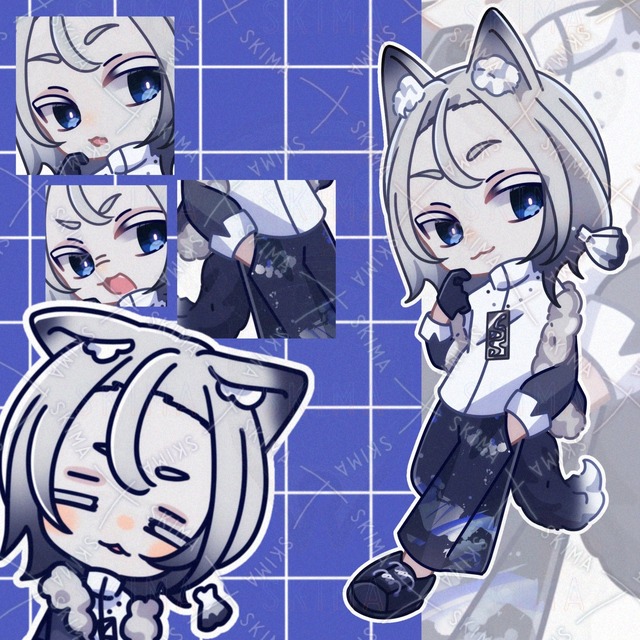 デフォルメイラスト・表情差分8種+ミニキャラ［051］