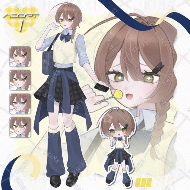 Adopt1 茶髪の女子高生