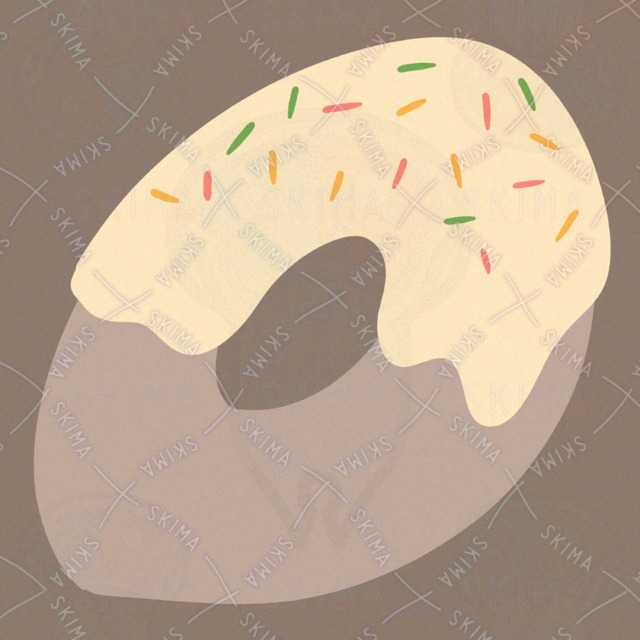 ドーナツのアイコンイラスト