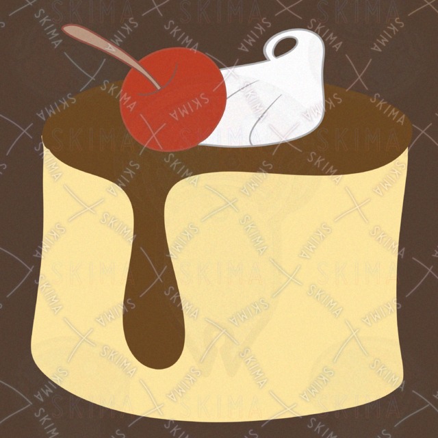 プリンのアイコンイラスト