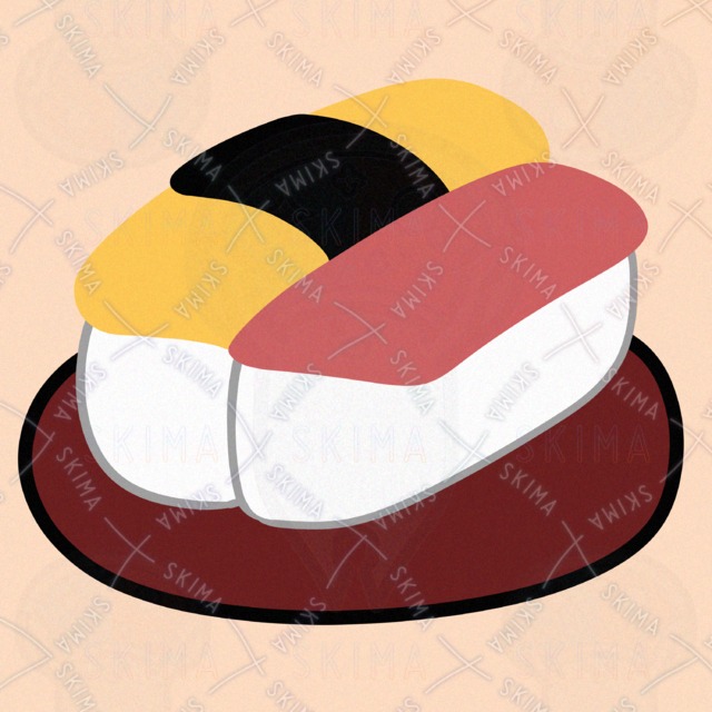 寿司のアイコンイラスト