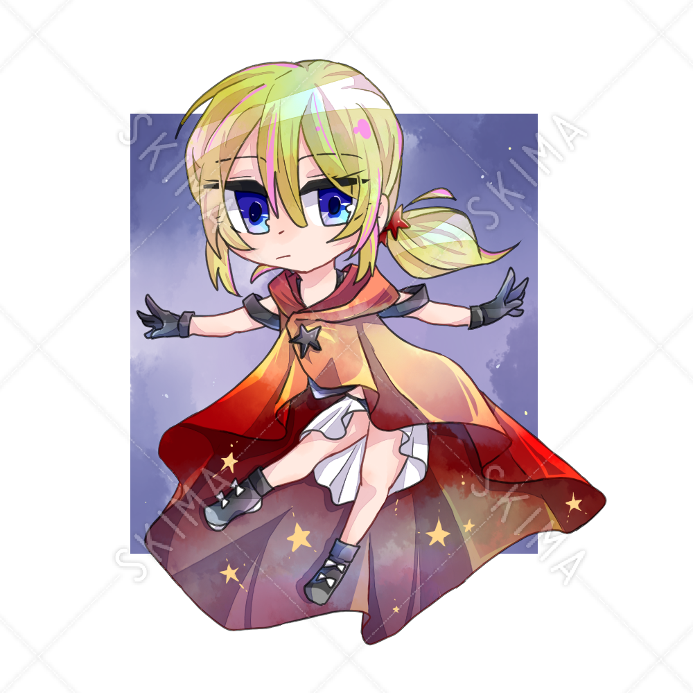 アイコン 星モチーフの子 色違い 透過計6枚 スキマ スキルのオーダーメイドマーケット Skima