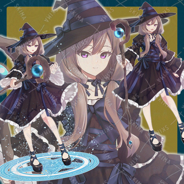 魔女 表情10種+ポーズ2種