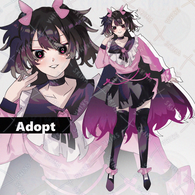 【表情差分4種】私服/地雷系/女性