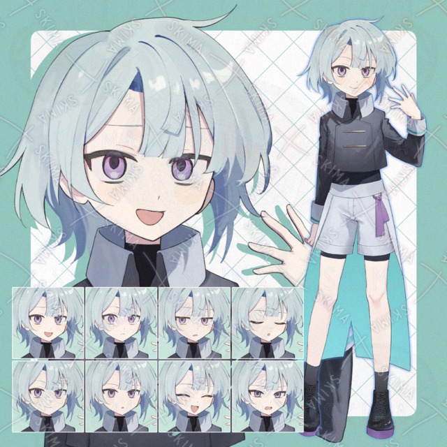 【表情8種】adopt