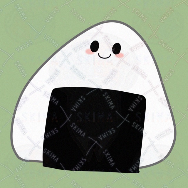 おにぎりのアイコンイラスト