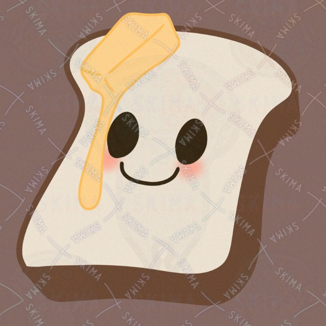 食パンのアイコンイラスト