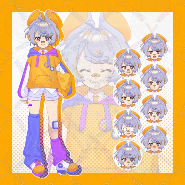 ねずみの男の子[表情差分10種]