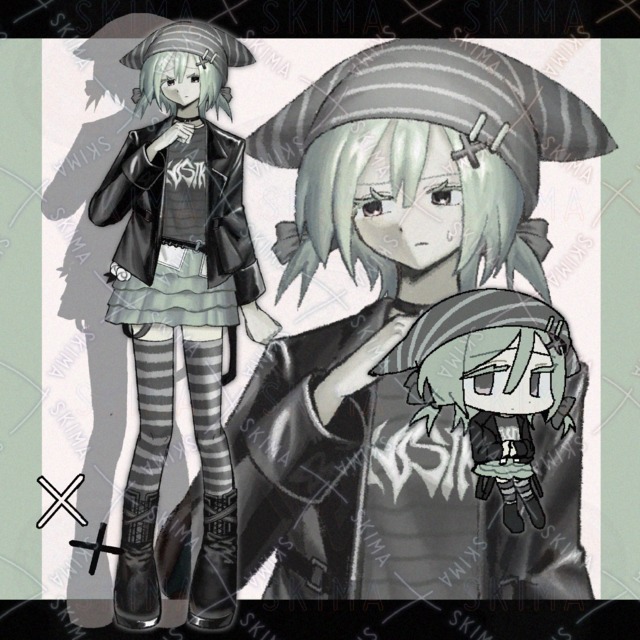 Adopt14　サブカルボーダーファッション女子