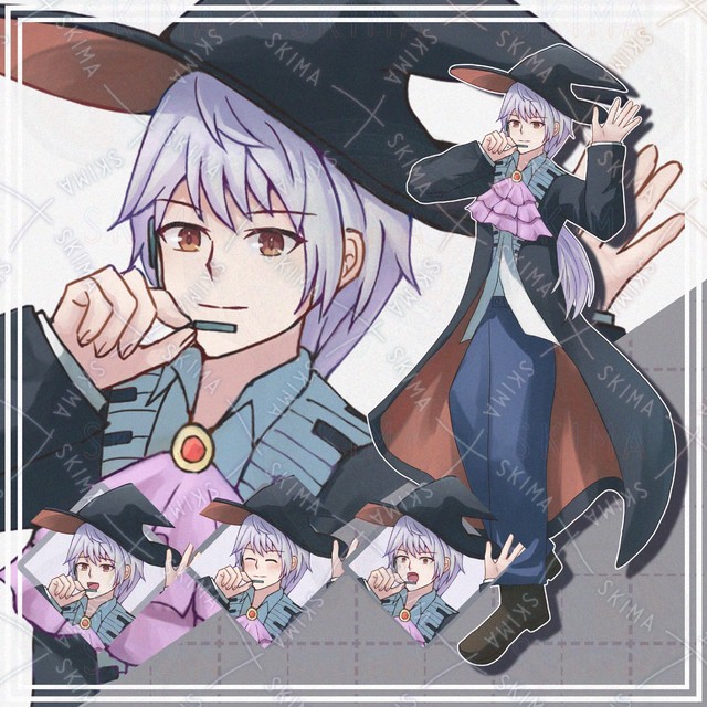 【表情10種】魔法使いの男性【立ち絵】