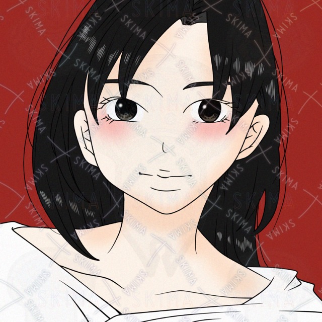 可愛い女性のイラスト