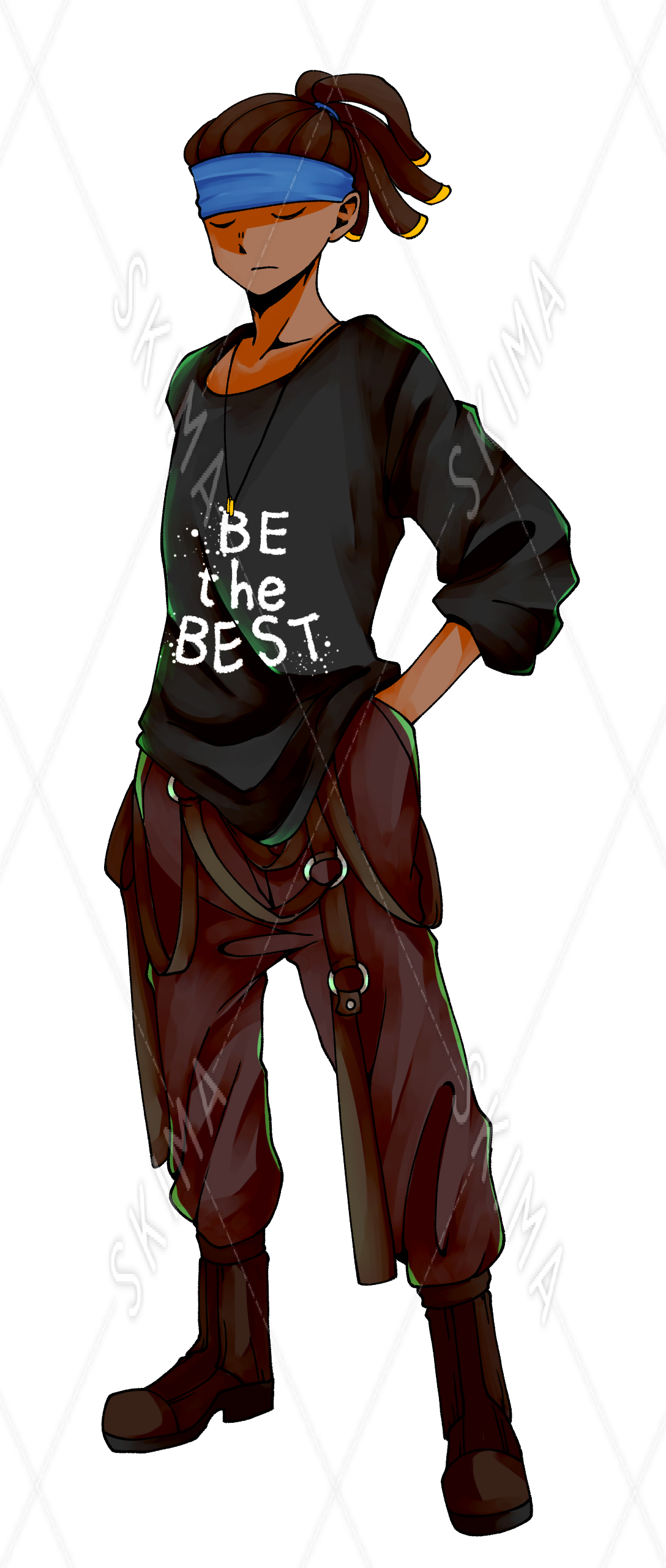 ドレッドヘアの少年 表情差分あり スキマ スキルのオーダーメイドマーケット Skima