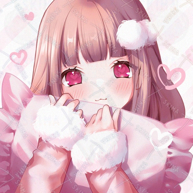 枕をもった女の子❀