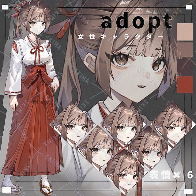 Adopt・女性キャラクター