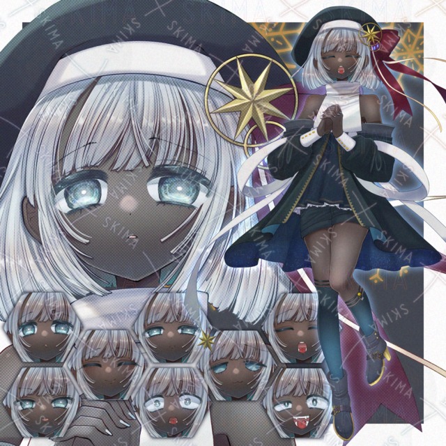 【限定価格！】【表情8種】聖歌隊褐色ボーイくん