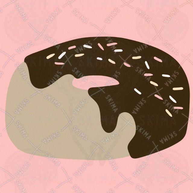 ドーナツのアイコンイラスト