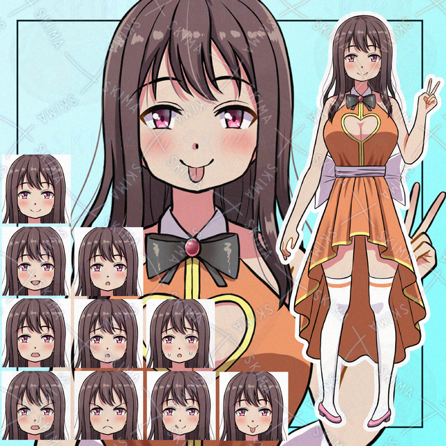 ロングヘアの女の子