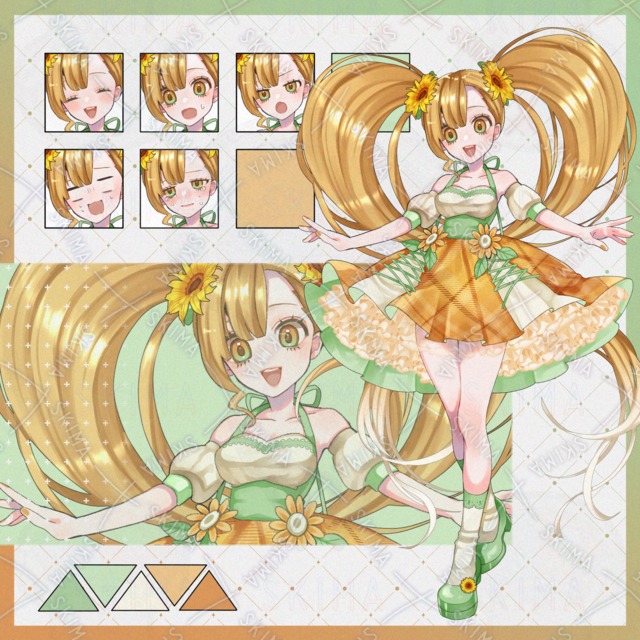 ひまわりの女の子