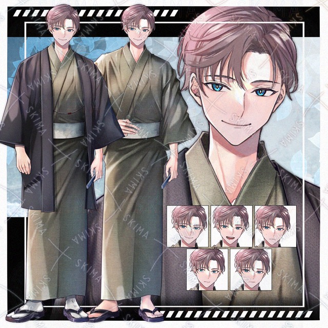 【adopt】私服／和服の男性