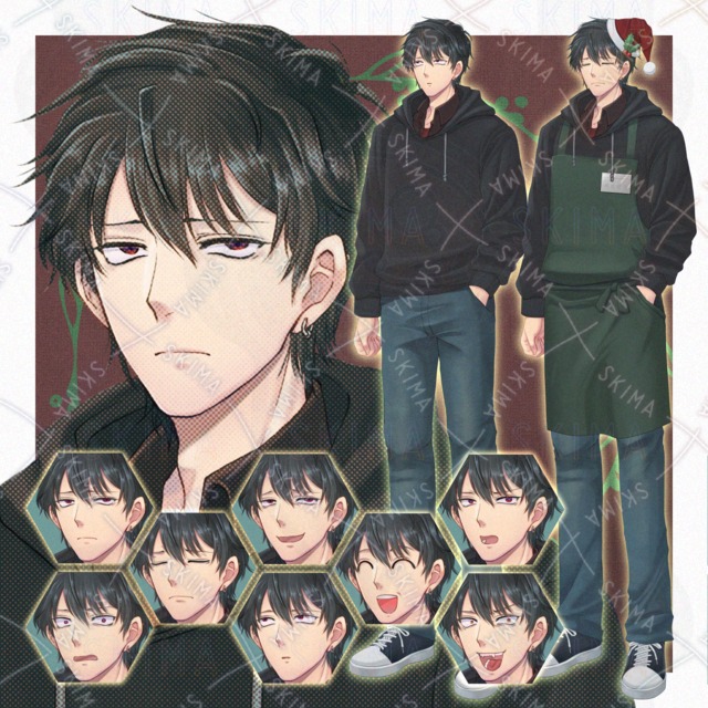 【限定価格！】【表情8種++】限界クリスマスバイトボーイくん