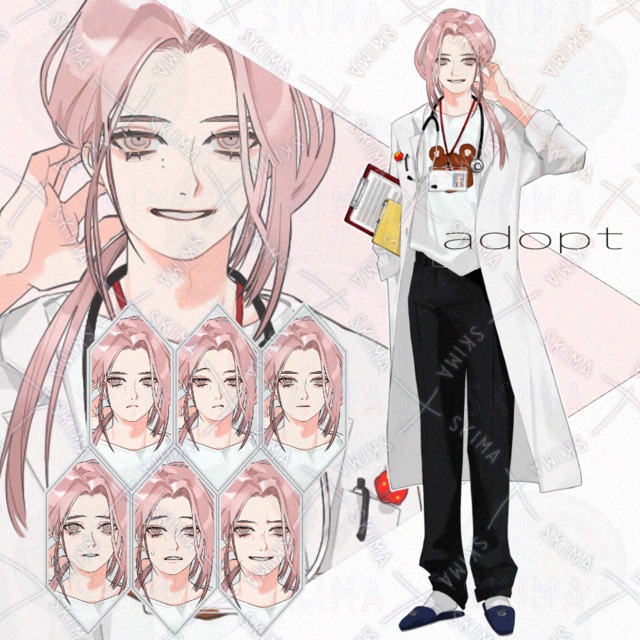 adopt 白衣＋男性